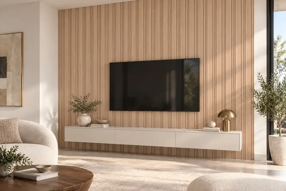 Intérieur transformé avec un revêtement mural Home Design 92